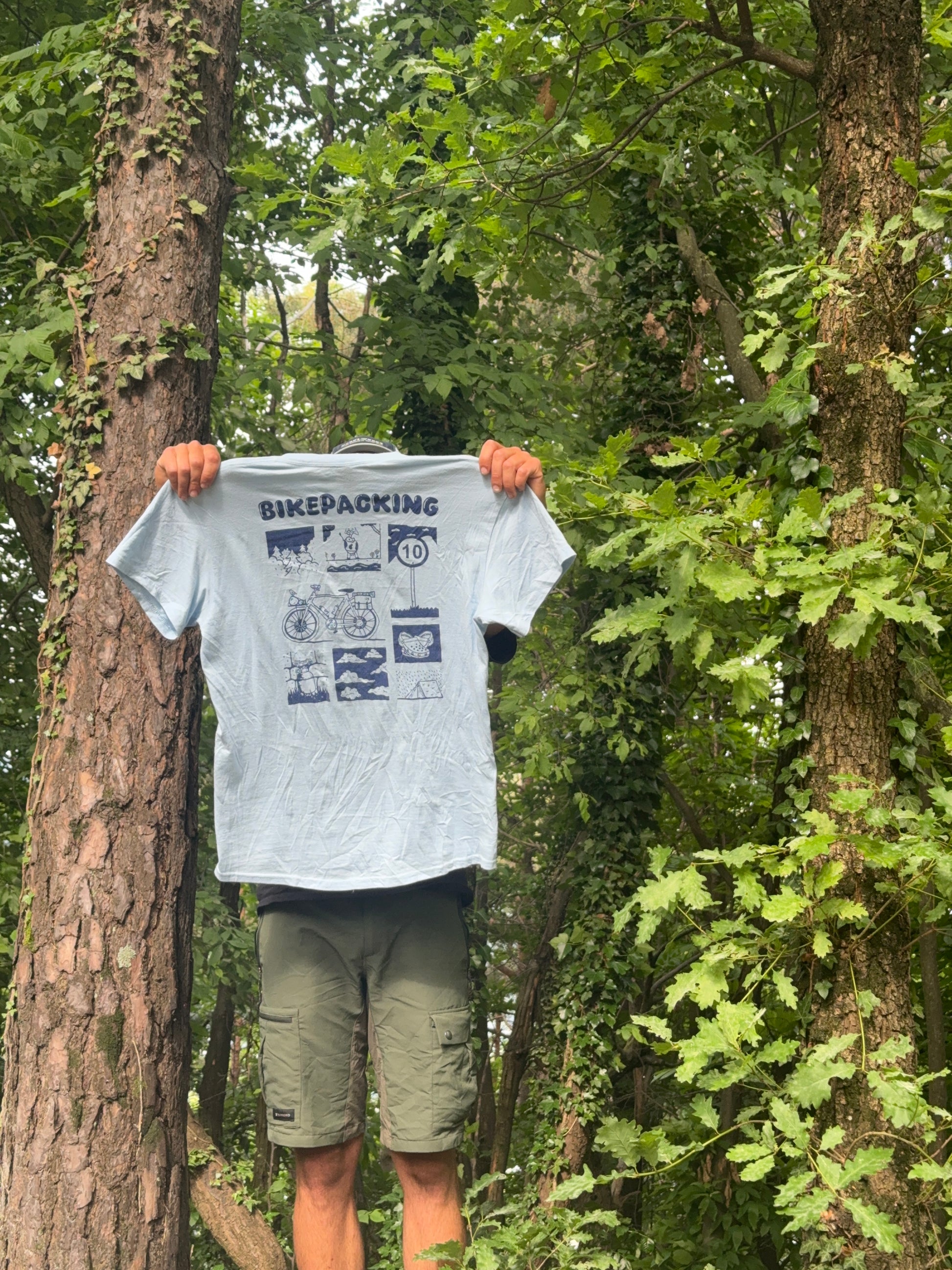 Camiseta BIKEPACKING Azul