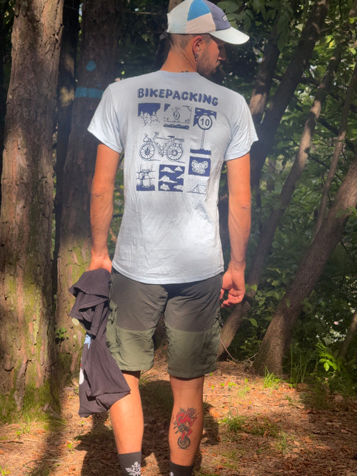 Camiseta BIKEPACKING Azul