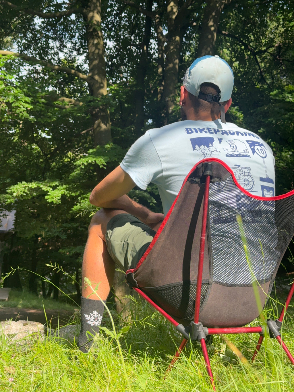 Camiseta BIKEPACKING Azul