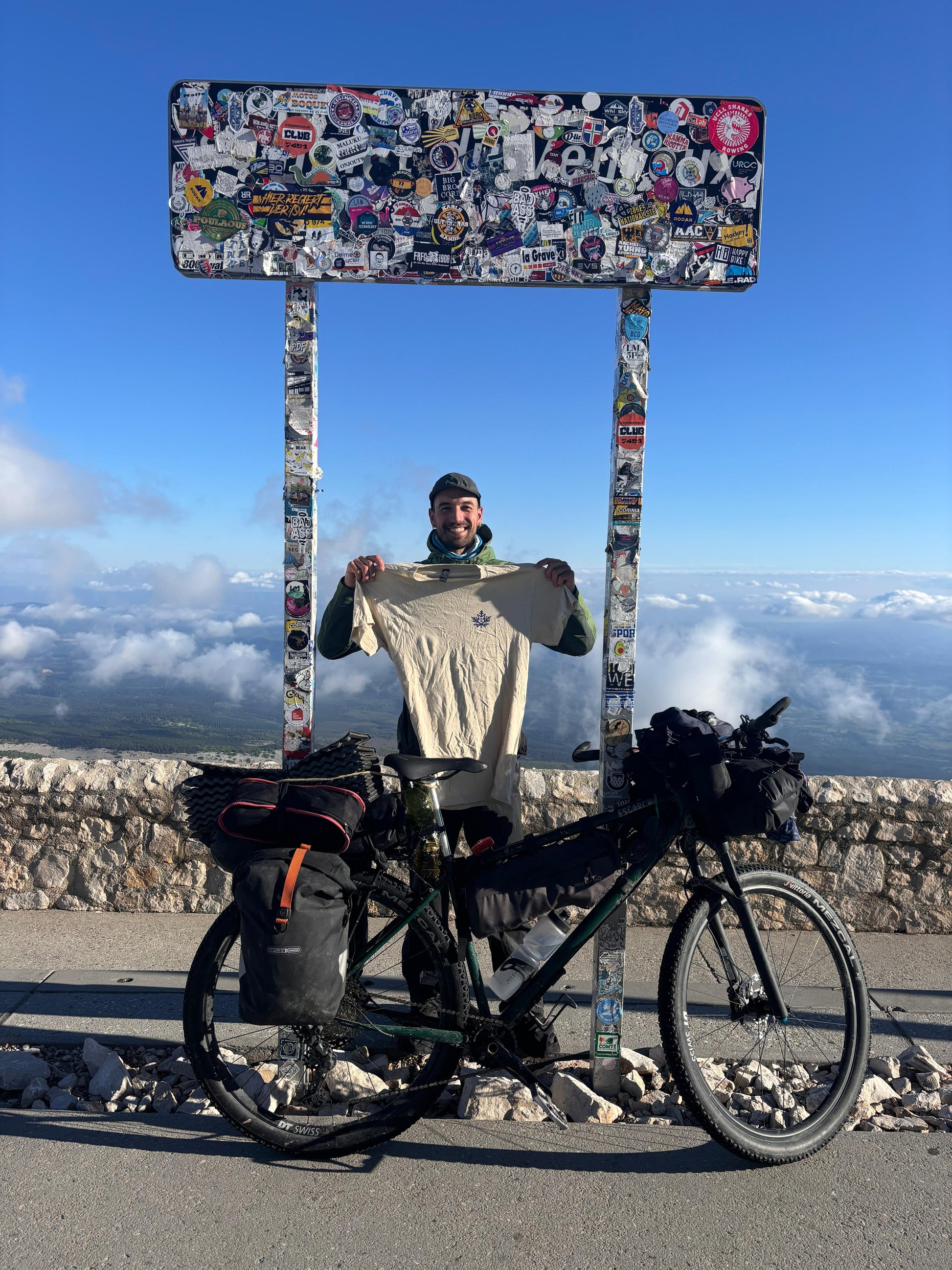 Camiseta BIKEPACKING Beige